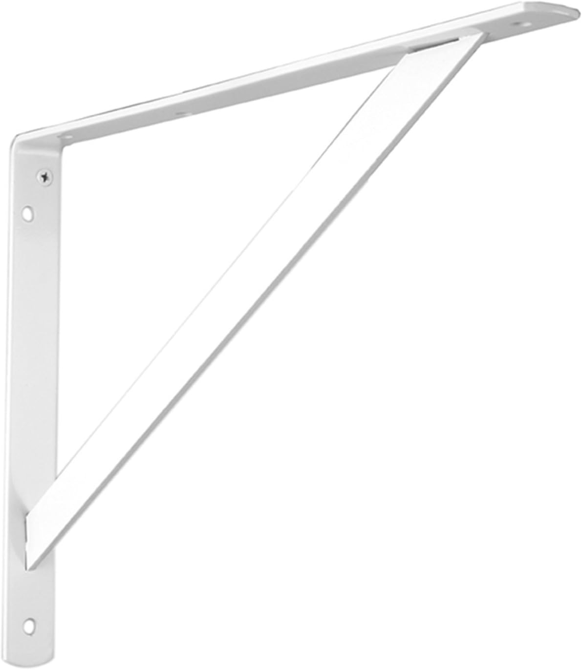 John Sterling THE MAX BRACKET Shelf Bracket, 16-inch, Warm White, 0049-16WTH