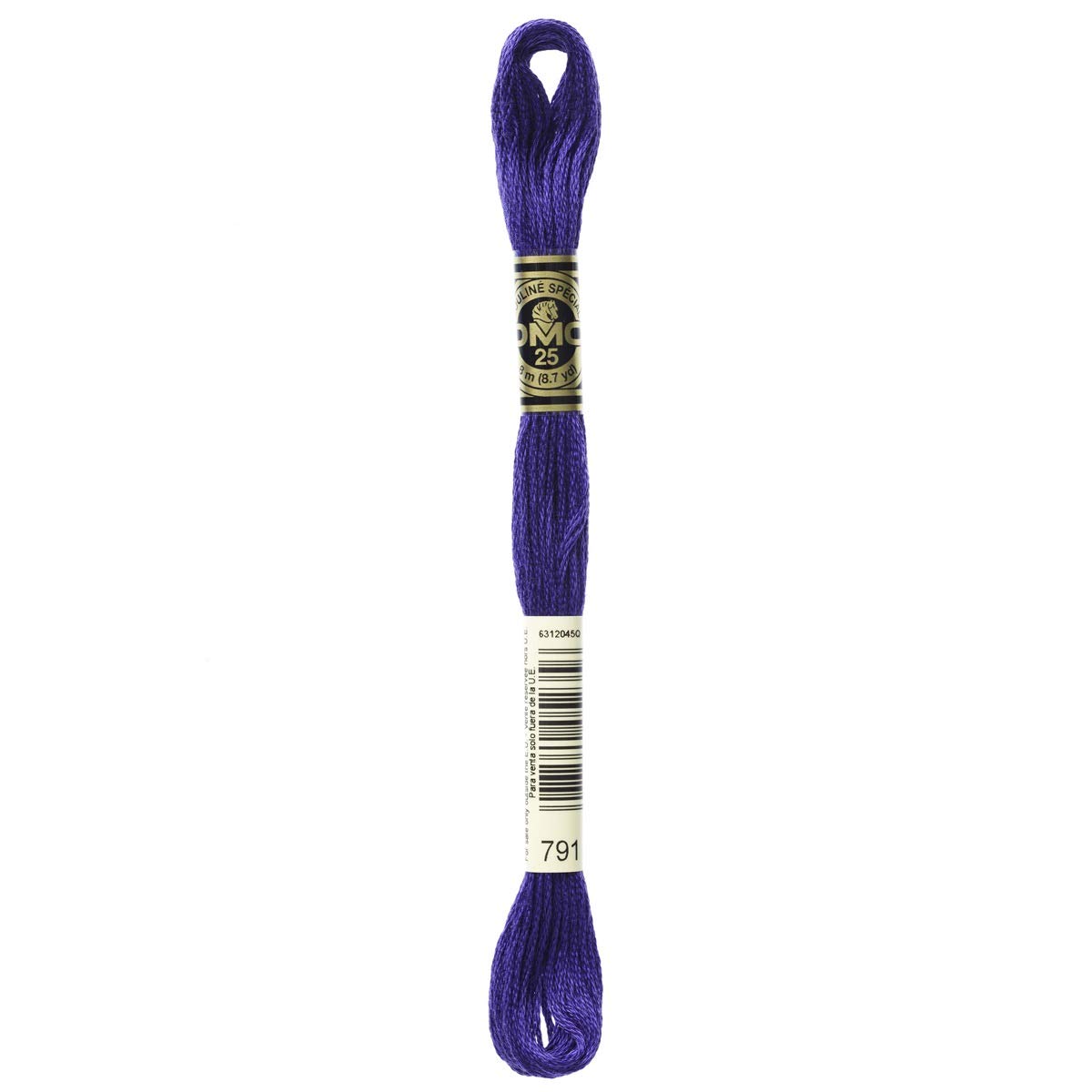 DMC Embroidery Floss Mouline Stranded Cotton Thread for Hand Embroidery and Sewing - Colour No: 791-12 x 8m Skeins โ image 1