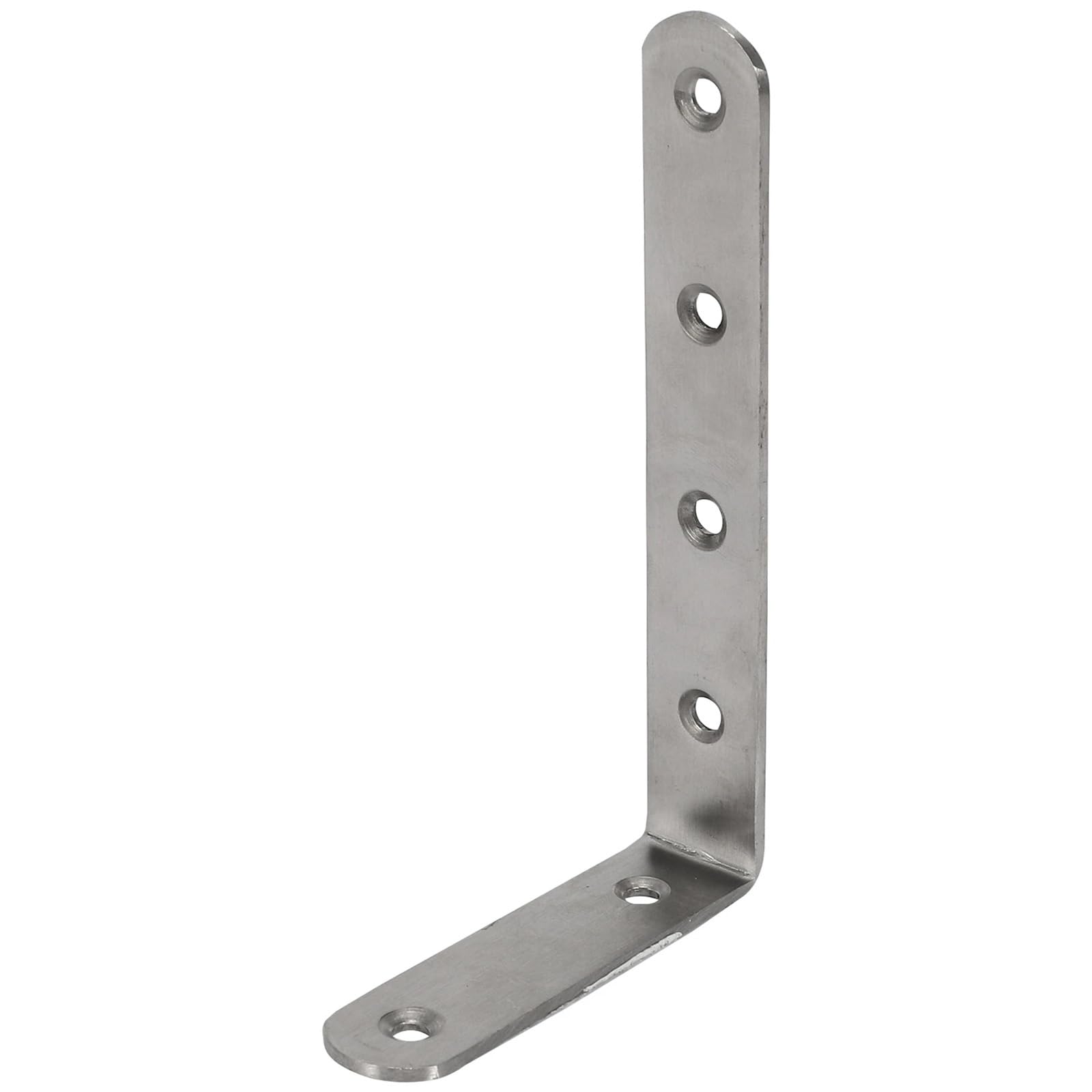 Wsporniki półek, 4 szt. 2 x 125 75 mm, kątownik narożny półki ze stali nierdzewnej w kształcie litery L