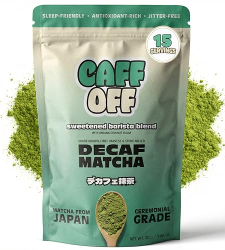 Té matcha descafeinado 30 g ceremonial miniatura 1