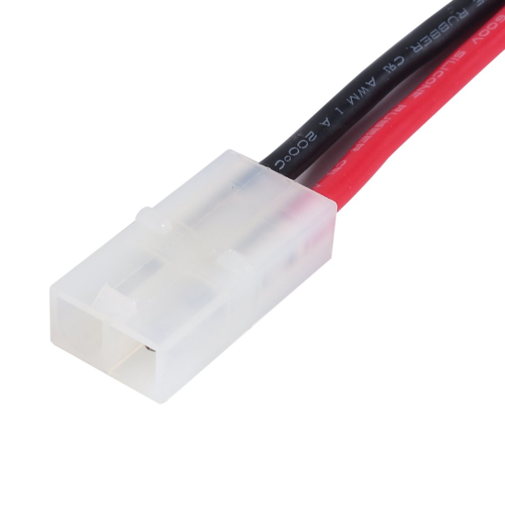 Cable Adaptador Deans T 14AWG Silicona Suave - Conector Macho A Hembra Para RC, Baterías, Controladores