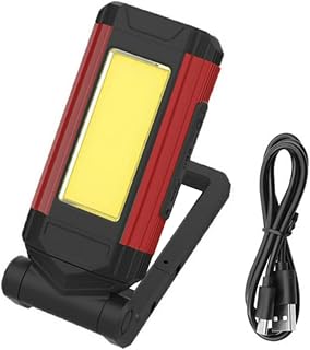 jojofuny luces de garaje de trabajo luz de la tienda lámpara botín lámparas cabecera lámpara de campamento Kiosko cámping lampara recargable lámpara de inspección luz de trabajo AbS rojo