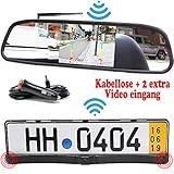 Übrigens lässt Sie die einparkhilfe Kamera auch bei Nässe, Pfützen und unbeleuchteten Straßen nicht im Stich. Aufgrund der wasserdichten Eigenschaft und ebenfalls der Nachtsichtfunktion haben Sie weiterhin gute Sicht. Über den Monitor wird das Bild in Farbe übertragen und zeigt Ihnen mit Distanzlinien den richtigen Abstand zum Objekt an. die zusätzliche Hilfe leistet, ist es anhand der Hilfslinien wirklich einfach den Abstand zum Objekt oder dem anderen Fahrzeug zu ermitteln.