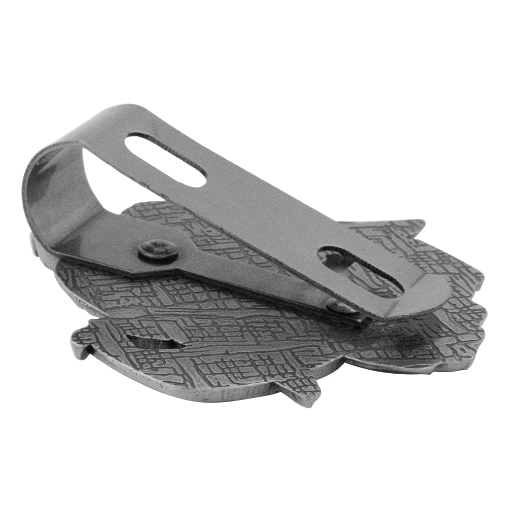 VILLAGE GIFT IMPORTERS Guardian Angel Visor Clip | Please Drive Safely | Mom or Dad | Includes Saint Christopher Prayer Card | Great Spiritual Car Décor | Christian Automotive Accessory (Grey - Mom)