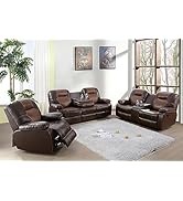 新品未使用⭐︎SALAFE+ 2個セット Amazon.com: JFlove Recliner Sofa Set, Living Room Furniture Set