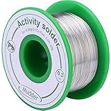 Mudder 0.3 mm Lead Free Solder Wire Sn99 Ag0.3 Cu0.7 with Rosin Core for Electrical Soldering 30 g