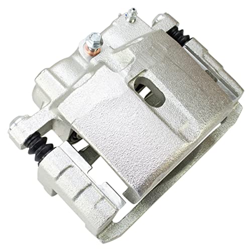 Image of TRQ Rear Brake Pad, Caliper, & Rotor Kit Ceramic Vented Compatible with 2002-2006 Chevrolet Avalanche 2500 2001-2013 Suburban 2500 GMC Yukon XL 2500