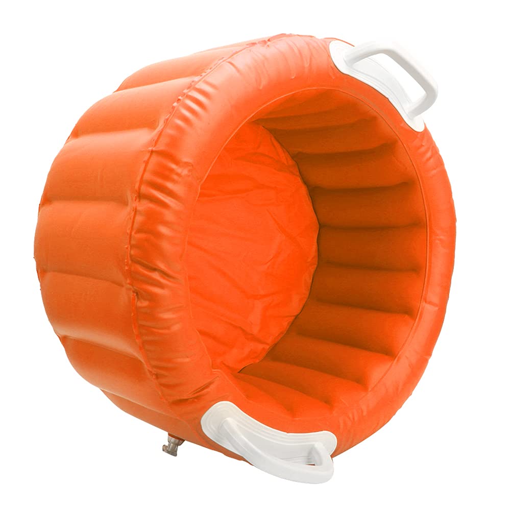 Inflatable Basin, 10kg Foot Basin, 38x30x15cm Icing Basin, for Household Ice Bucket Dishes Modern Outdoor Life Fruits Clothes(Orange)-image-22