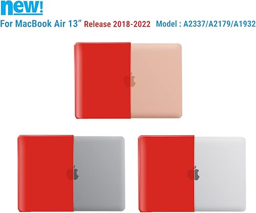 Miniatura 243 de IBENZER - Carcasa rígida para MacBook Air de 13 pulgadas versión 2020, 2019, 2018, A1932, A2179, con funda de teclado para Apple Mac Air 13 Retina