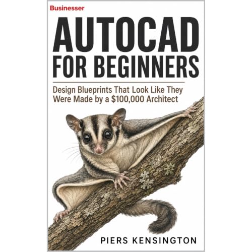 AutoCAD For Beginners Audiolibro Por Piers Kensington arte de portada