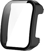 Vista 4 de Funda compatible con Amazfit Bip 5, Lamshaw Hard PC Case con protector de pantalla compatible con Amazfit Bip 5 Smart Watch
