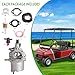 10L0L Golf Cart Carburetor Fuel Pump Kit Compatible With Club Car DS, Carryall, FE290 Kawasaki Engine Gas Golf Cart Model (1992-1997), Replacement OEM# 1016438 1016439 1016440 1016441 1016478