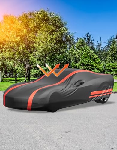 Image of JOYTUTUS Outdoor Car Cover for 2005-2013 Corvette C6 Stingray Z06 Z51
