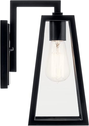Miniatura 3 de Kichler Delison - Lámpara de pared (11,5 pulgadas, 1 Lt, color negro)