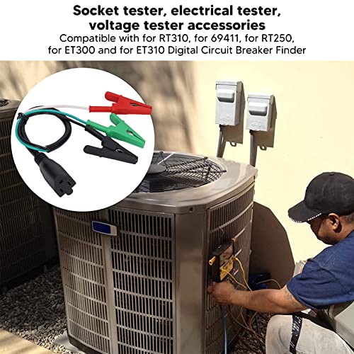 Image of Garosa HVAC Adaptor Cord Clip Stable PVC Adaptor Cord with Test Pen AC Tool to Measure and Equipment for 69522 69411 120V