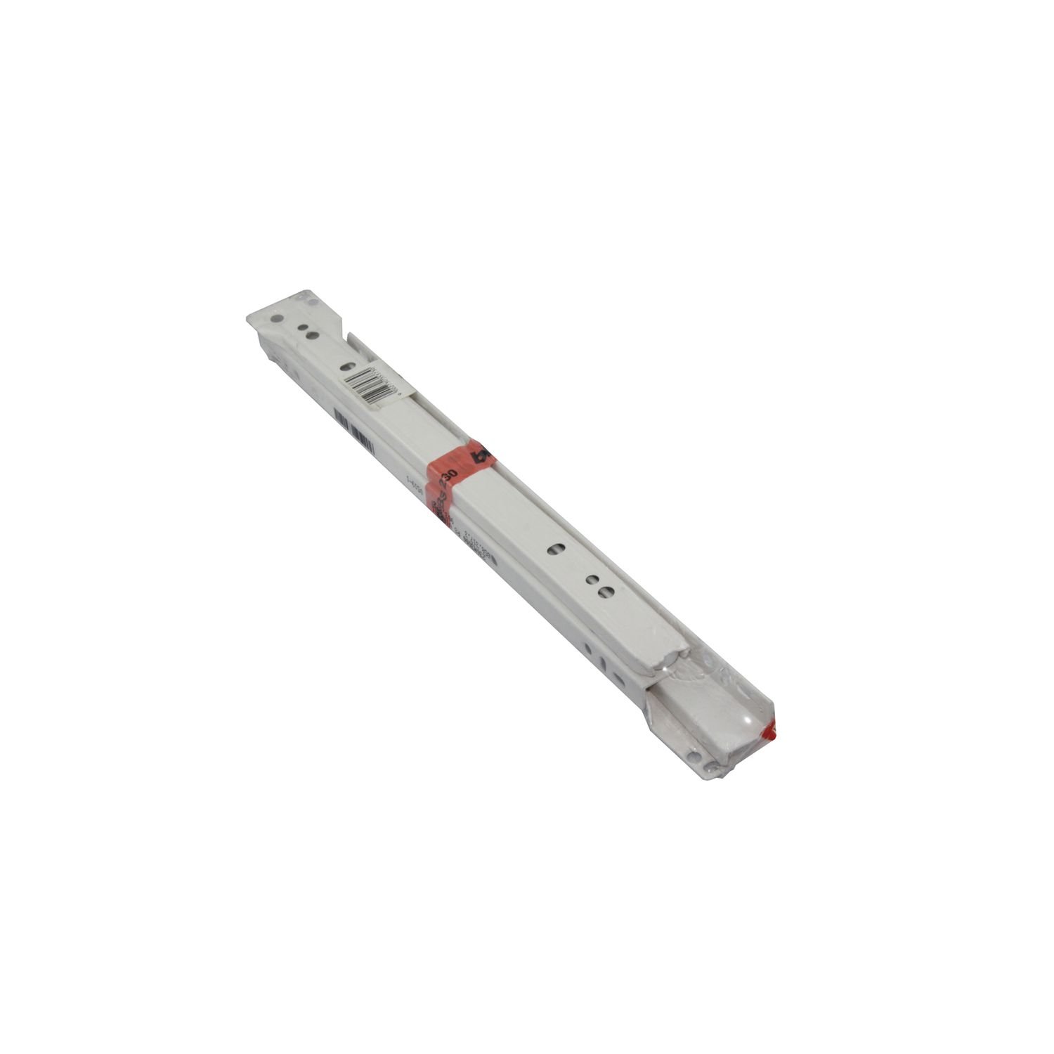 BLUM Szuflada wysuwana | prowadnica wysuwana na rolkach 300 mm częściowo wysuwana; 1 para kremowo-biała