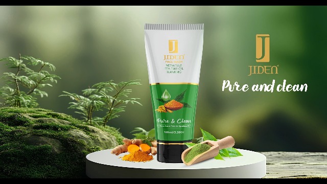 JIDEN Pure & Clean Face Wash – 100ml, Neem Face Wash with Tulsi