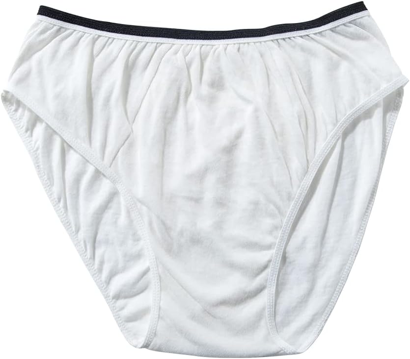 20 Packs Mens Cotton Disposable Underwear Panties Portable Briefs for Travel Fitness Hotel Spa Hospital Mid Waist - Image 6