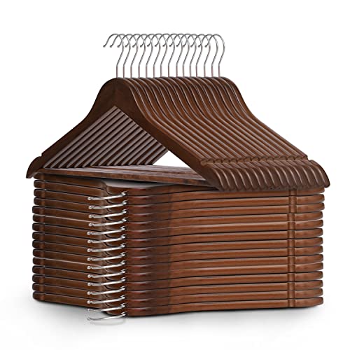 10 Samt-Kleiderbügel - 360° Drehbar Mit Chromhaken