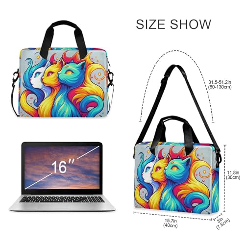 Funda para portátil ALAZA Witchy cat 13-15.6 pulg miniatura 4