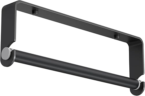 Soporte para toallas de papel para debajo del gabinete de cocina soporte para toallas de papel soporte para rollo de papel autoadhesivo o de montaje