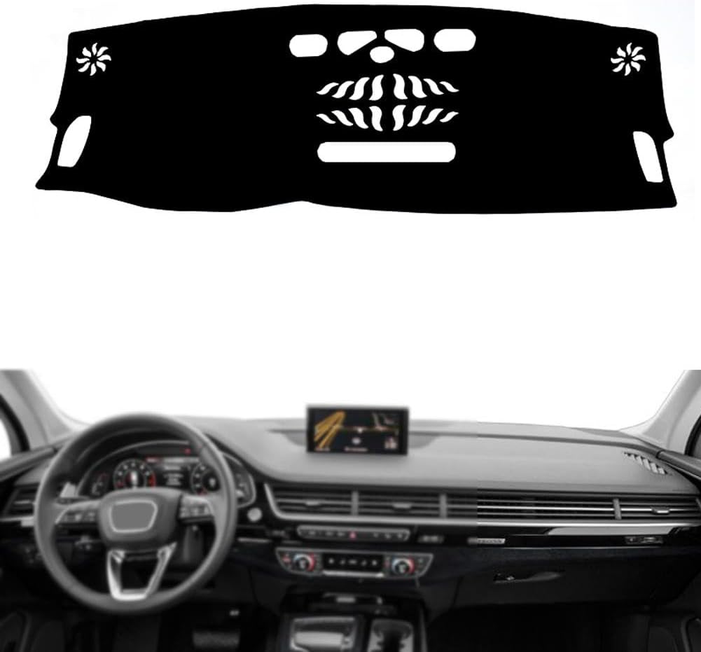 Fit for Audi Q7 II 4M 2015-2019 LHD, Car Dashboard Cover, Non-Slip Dash Cover, Dash mat Dashboard Cover, Interior Dash Covers