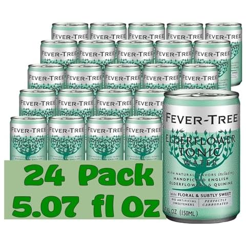 Fever-Tree Elderflower Premium Mixer 5.07 fl oz Aluminum Cans 24 Pack Cover