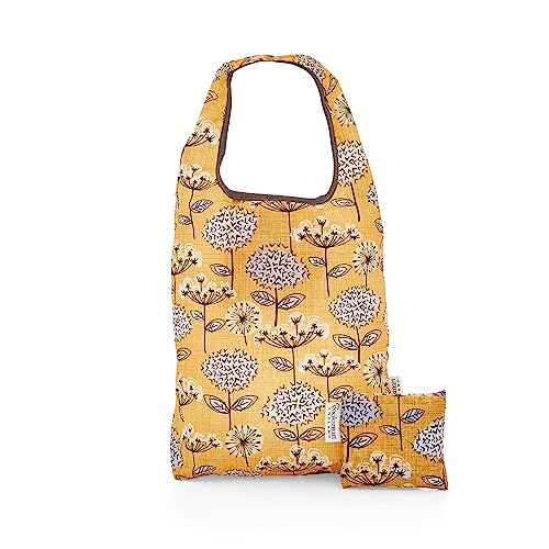Cooksmart British Designed Large Eco Bag | Large Eco Bags With Handles Great For On The Go | Large Eco Friendly Option For Shopping Bags - Retro Meadow