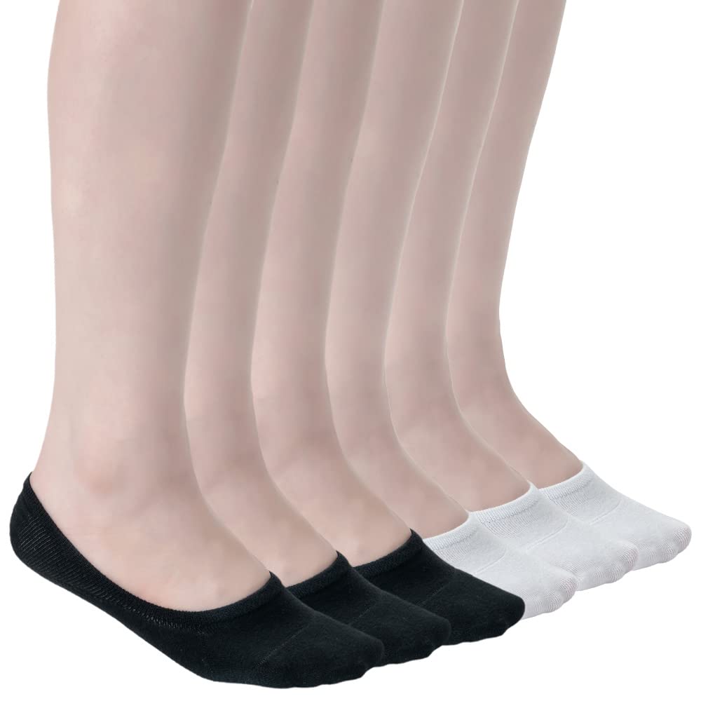 Losa Kute 6 Pairs Women’s Casual No Show Socks Anti-Slip Socks …