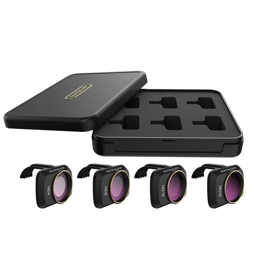 [Partes de Drones] For dji Mini 2 Filtro de Lente de cámara repuestos 4/8/16/32 ND NDPL CPL MCUV Kit de Filtro for dji Mavic Mini 1/2/SE Drone Accesorios (Color : ND 4 IN 1)