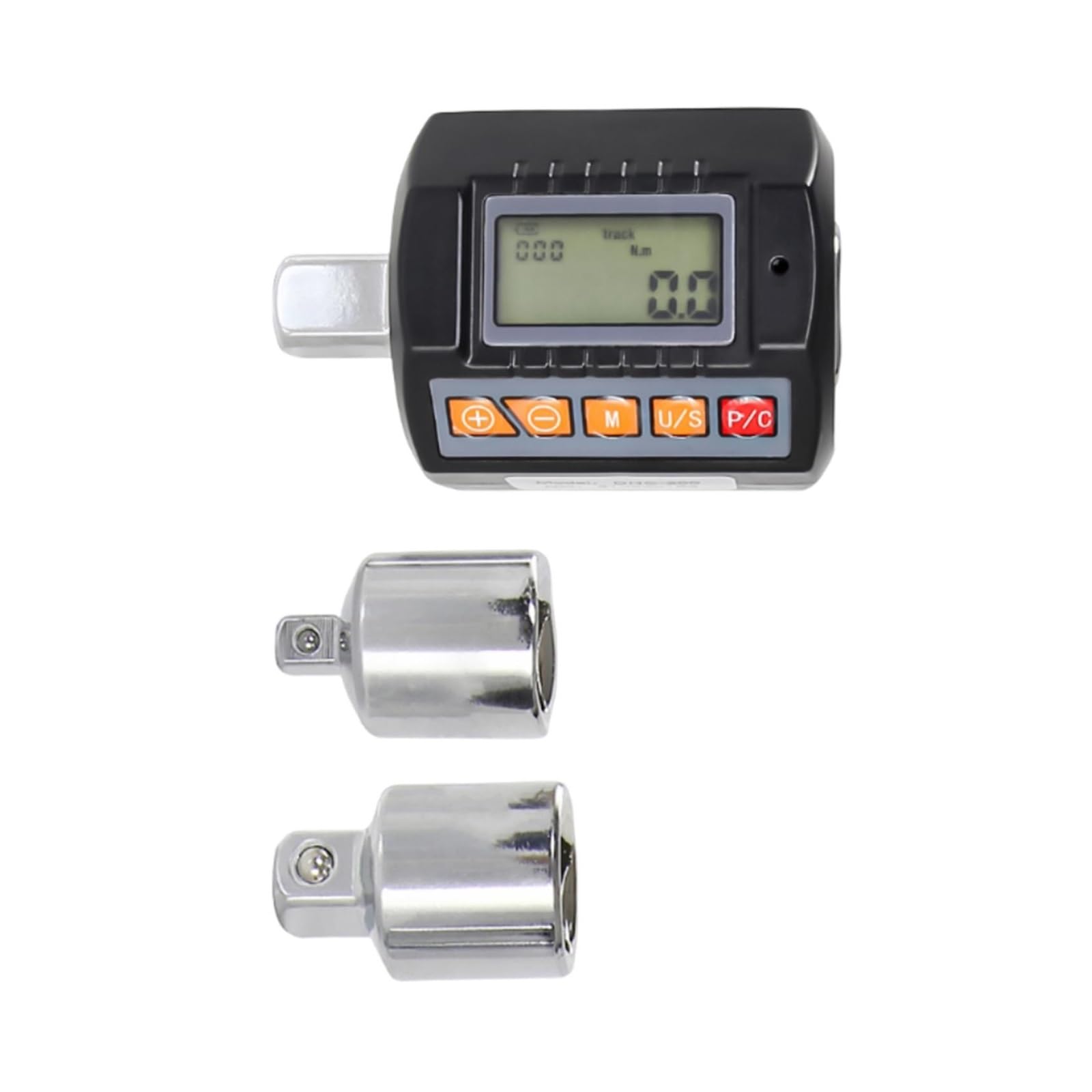 Llave dinamométrica digital, Adaptador de par Digital, medidor medición torsión acero, probador, llave dinamométrica ajustable for prueba maquinaria ferroviaria(20-200Nm)