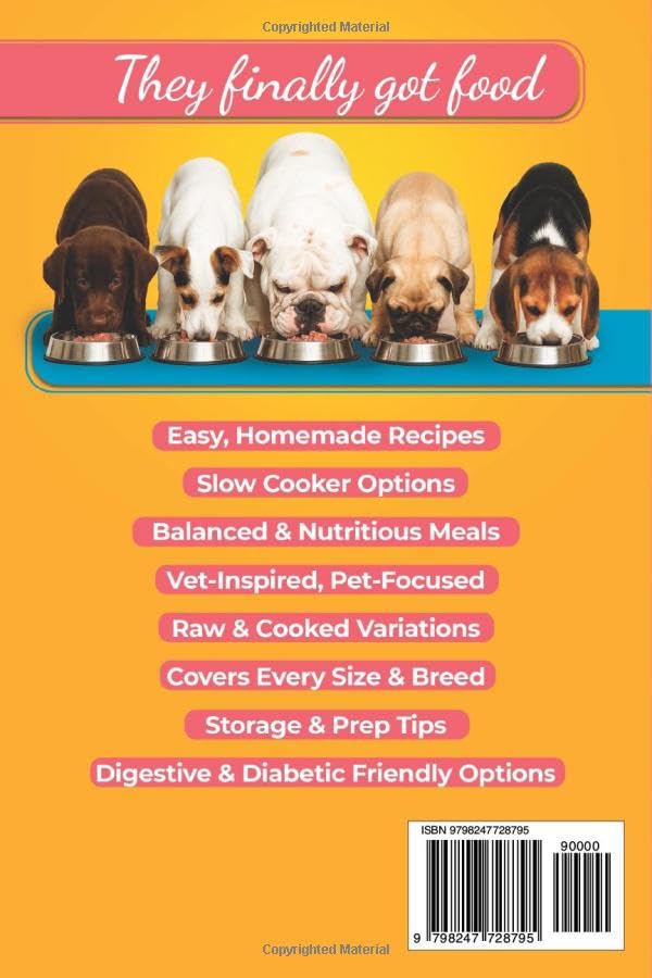 Homemade Dog Food Cookbook 110 Nutritious Recipes for Balanced Meals & Healthy Habits