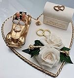 Farbe: gold/weiß Geldgeschenk Verpackung goldene Hochzeit Geld verschenken gold