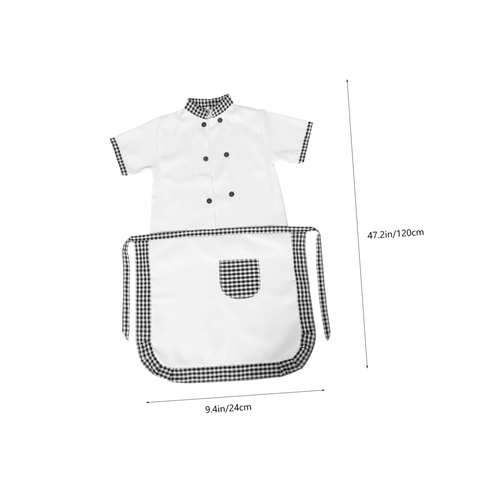 LIFKOME Cute Boys and Girls Chef Outfit Toddler Chef Costume Adjustable Elastic Band for Boys