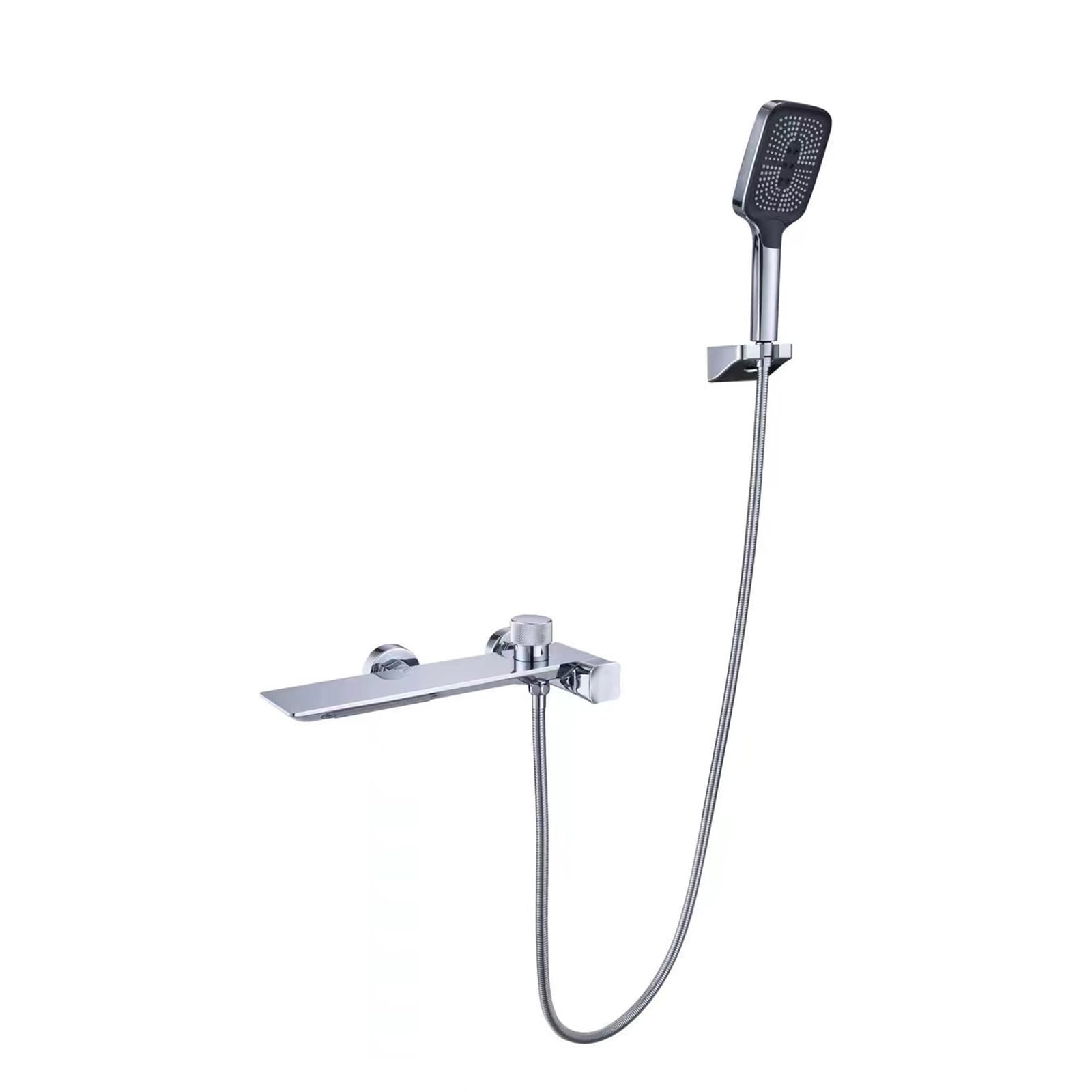 Ensemble pour robinets de baignoire mural cascade et douchette