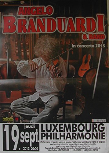 Poster Angelo Branduardi 30x42cm ideal pour salon de melomane