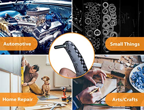 Magnetic Finger The Original Magnetic Finger Glove - Hold & Retrieve Any Small Ferrous Metal Object With Precise Control - Convenient Magnetic Pickup Tool Ideal For Tight Spots At Home Or On The Job #TOP3