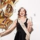 30 Geburtstag Frauen Deko Schärpe und Tiara, Geburtstag-Schärpe und Geburtstagskrone, Roségoldener Geburtstagsgürtel & Tiara-Krone, Geschenke für 30. Geburtstag Frauen