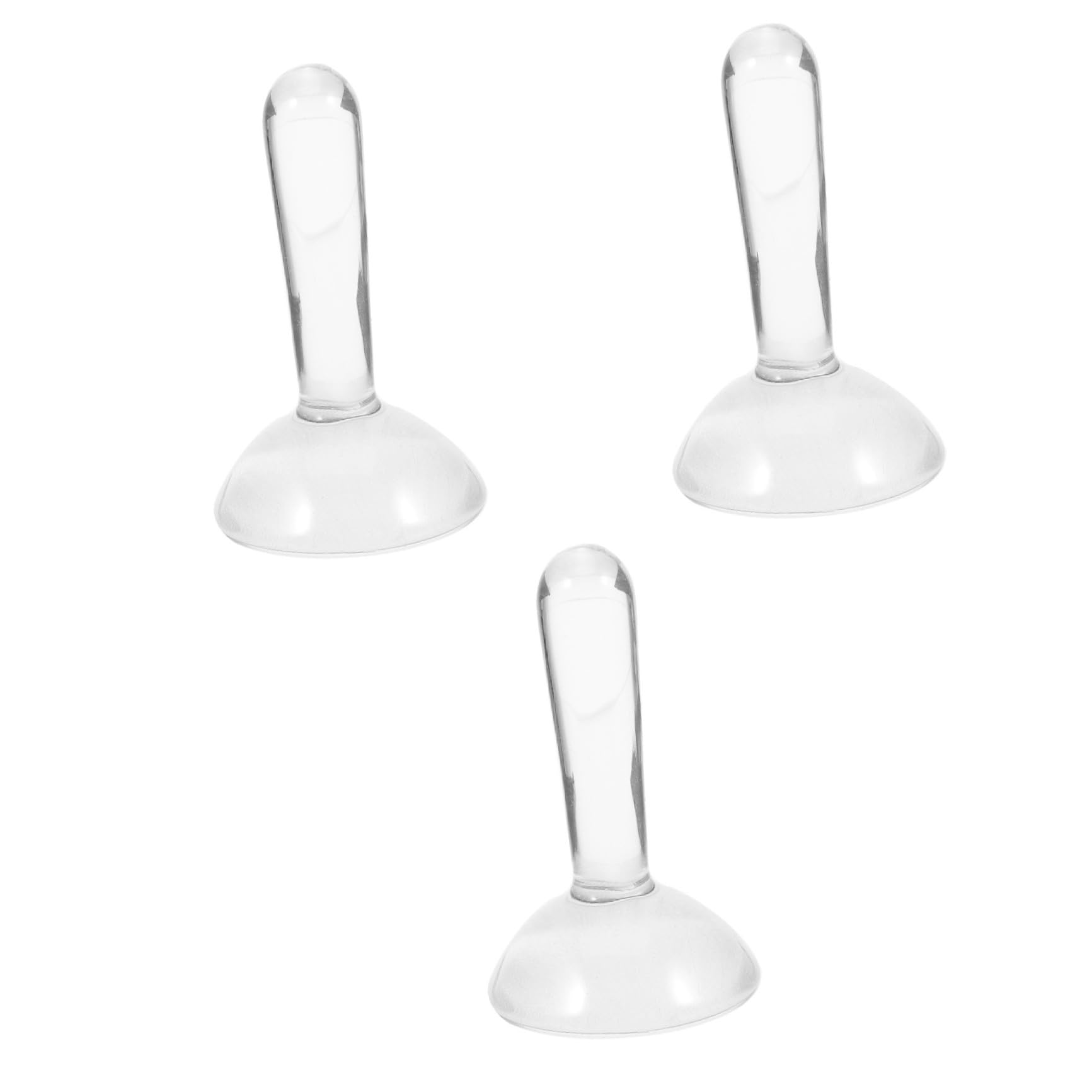 SEWACC 3stücke Pigmentmüller Aus Glas Ergonomischer Schleifstößel Für Malerei Zum Mahlen Von Farben Und Pigmenten Transparentes Design Langlebig Und Platzsparend Malzubehör Für