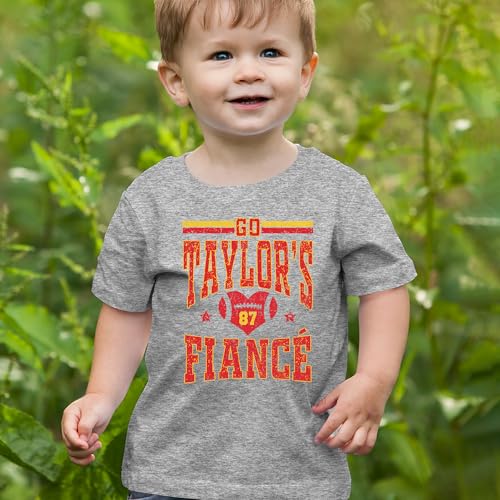 Go Taylor's Fiancé Engagement Game Day Toddler T-Shirt, Soft Cotton2