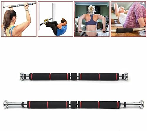 Miniatura 3 de KF PREMIUM - Barra de dominadas ajustable para puerta, equipo de ejercicio resistente para gimnasio en casa para entrenamientos de la parte superior