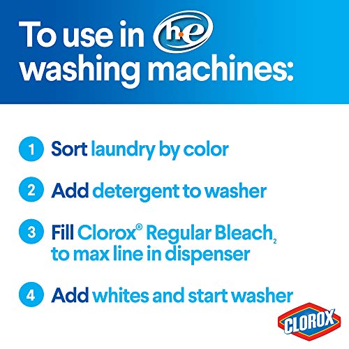 Clorox Regular Bleach 64 Oz - 2 Pack (128 Oz Total) #TOP6