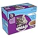 Price comparison product image Whiskas 7 Plus Wet Cat Food with Fish Selection in Jelly, 100 g - Pack of 12