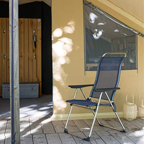 Lafuma Compact Folding Chair For Travelling, Alu Cham, Batyline, Blue, LFM2772-3865 - 2