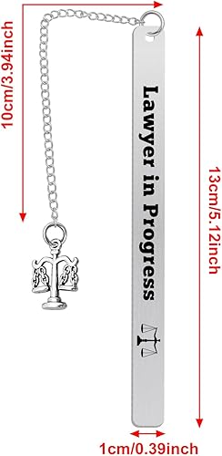 Miniatura 2 de Marcapáginas de abogado, marcapáginas para el futuro abogado para ser abogado, regalos para la escuela de derecho, graduación, marcapáginas, regalos
