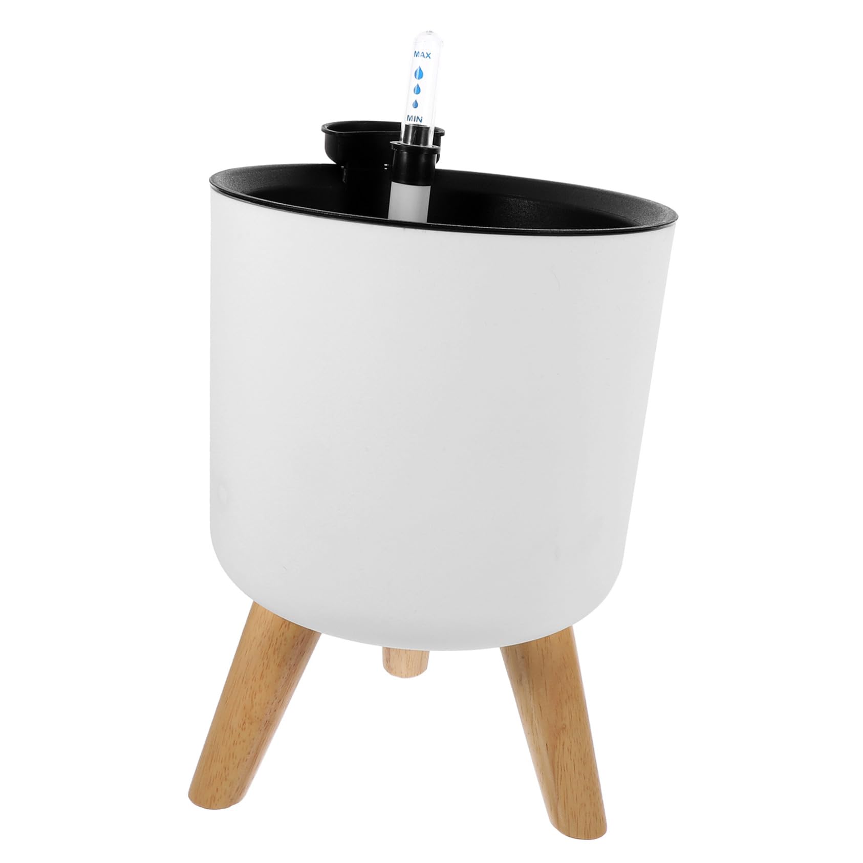 Pot de fleurs moderne en bois et matériaux durables pour plantes et balcon