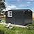 Verano Garden 10x8FT Outdoor Storage Shed, Large Galvanized Steel Metal Garden Shed with Window, Lockable Double Door, Outdoor Tool Shed for Backyard, Patio, Lawn(113.39"x98.03"x77.56")