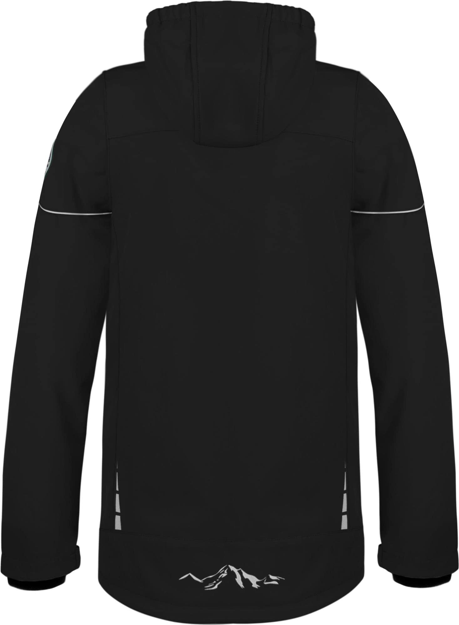 normani Kinder Winterjacke Wasserdichte Softshelljacke Skijacke Übergangsjacke Outdoorjacke mit Kapuze für Junge und Mädchen - Wassersäule: 11.000 mm