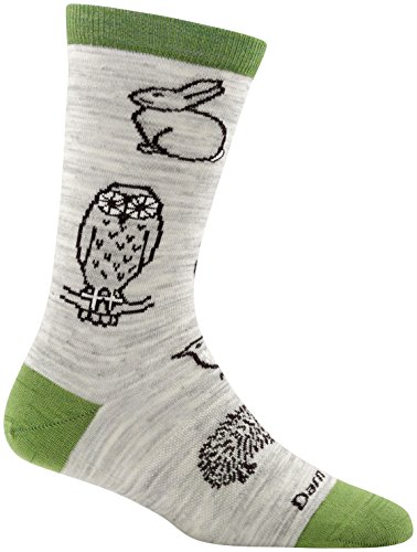 Darn Tough Woodland Creatures Crew Light Sock - Women's Ash