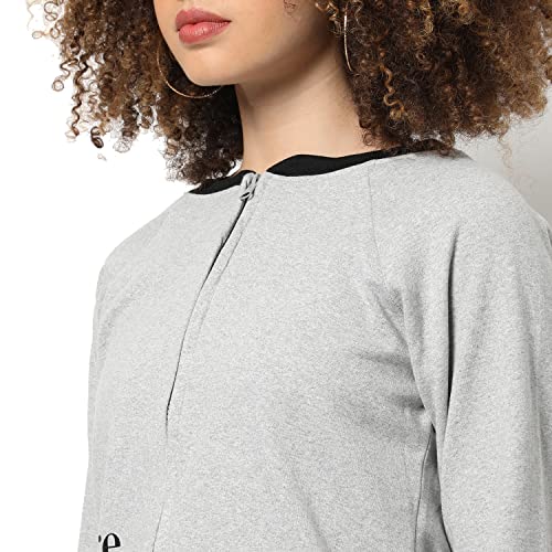 Image of PINACOLADA Women Stylish Zipper Sweatshirt Regular Fit for Casual Wear | Full Sleeves | Cotton | Sweatshirt Crafted with Comfort Fit and High Performance for Everyday Wear